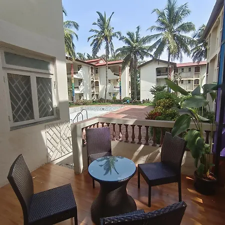 Poolside Apartment - Bliss By The Pool Candolim Goa Panaji Exterior photo